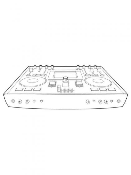 DJ Ausmalbilder - Kostenlose Malvorlagen