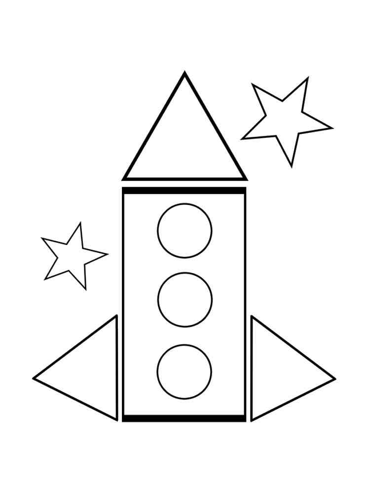 Geometrische Formen Ausmalbilder - Kostenlose Malvorlagen