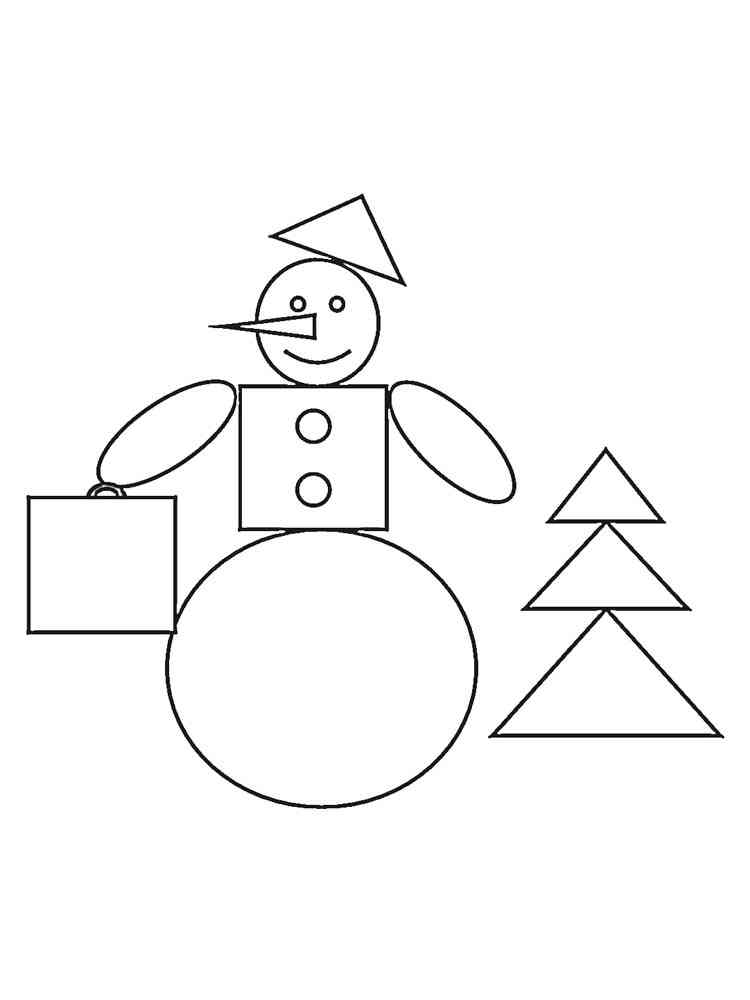 Geometrische Formen Ausmalbilder - Kostenlose Malvorlagen