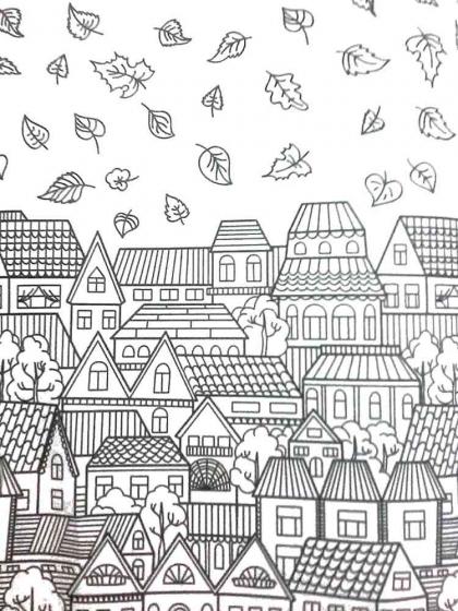 ausmalbilder städte