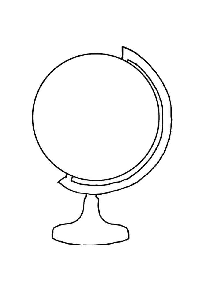 Weltkugel Ausmalbilder - Kostenlose Malvorlagen