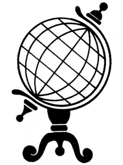 ausmalbilder weltkugel