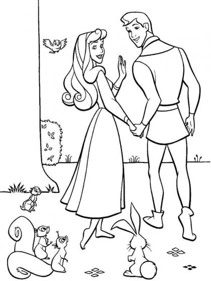 ausmalbilder dornröschen