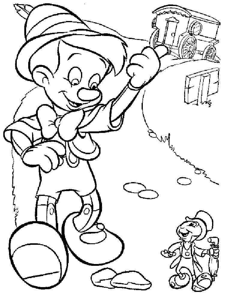 Ausmalbilder Pinocchio: Bring the Wooden Boy to Life with Colour!