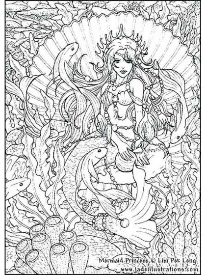 Ausmalbilder Schwer für Erwachsene - Kostenlose Malvorlagen