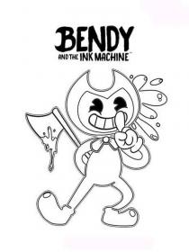 Ausmalbilder Bendy and the ink machine - Kostenloses Drucken