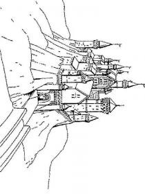 Ausmalbilder Burgen - Kostenloses Drucken