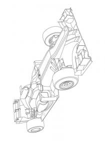 Ausmalbilder Formel 1 - Kostenloses Drucken