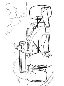 Ausmalbilder Formel 1 - Kostenloses Drucken
