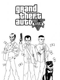 Ausmalbilder Grand Theft Auto - Kostenloses Drucken