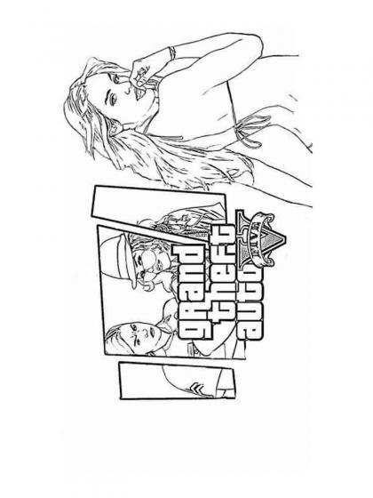 Grand Theft Auto Ausmalbilder - Kostenlose Malvorlagen