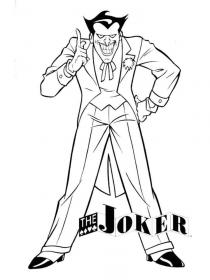 Ausmalbilder Joker - Kostenloses Drucken