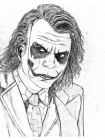 Ausmalbilder Joker - Kostenloses Drucken