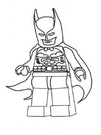 Ausmalbilder Lego Batman - Kostenloses Drucken