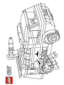 Ausmalbilder Lego City - Kostenloses Drucken