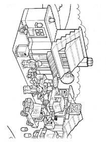 Ausmalbilder Lego City - Kostenloses Drucken