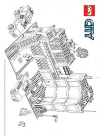 Ausmalbilder Lego City - Kostenloses Drucken