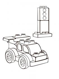 Ausmalbilder Lego Duplo - Kostenloses Drucken