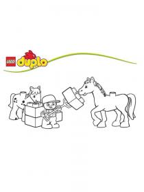 Ausmalbilder Lego Duplo - Kostenloses Drucken