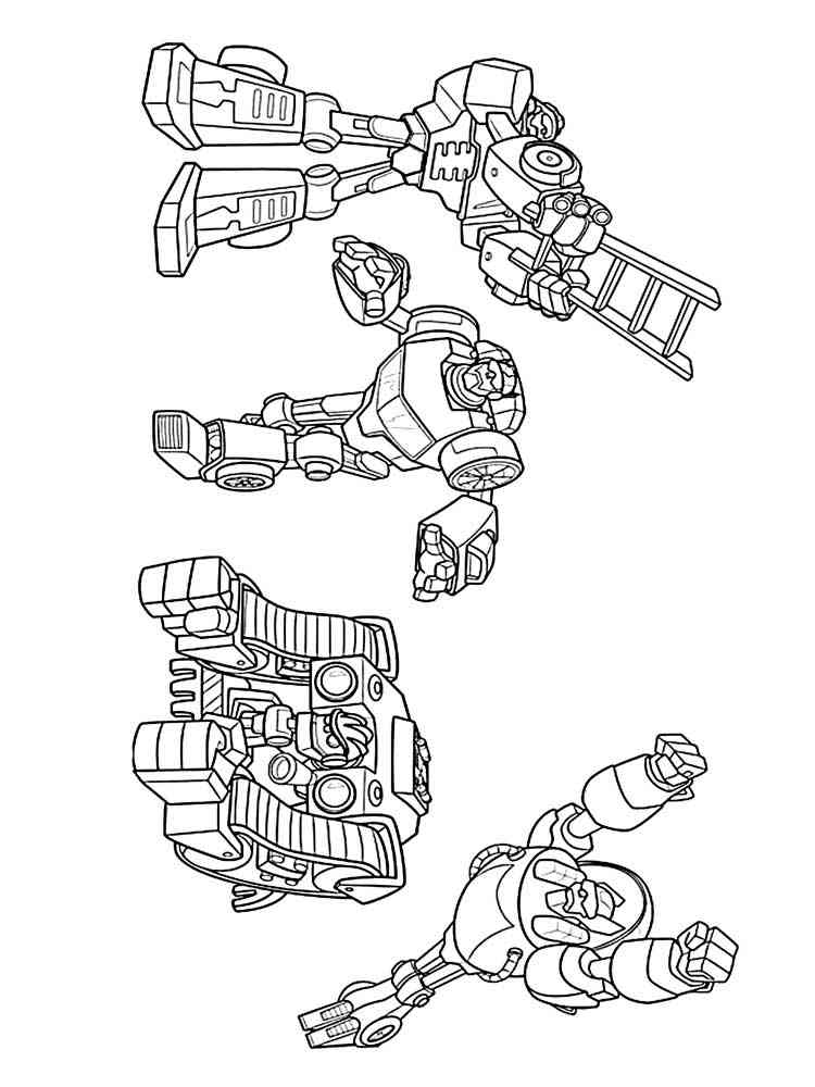 Rescue Bots Ausmalbilder: Zeichnen lernen mit den Helden!