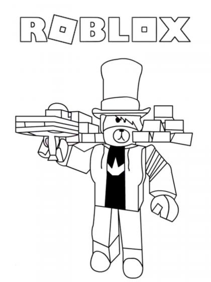 Roblox Ausmalbilder - Kostenlose Malvorlagen