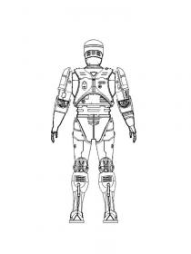 Ausmalbilder RoboCop - Kostenloses Drucken