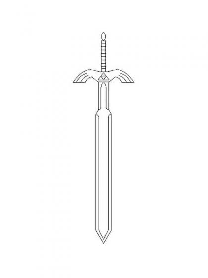 Schwert Ausmalbilder - Kostenlose Malvorlagen