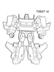 Ausmalbilder Tobot - Kostenloses Drucken