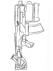 Ausmalbilder Waffen - Kostenloses Drucken