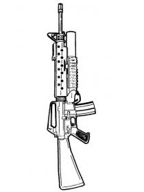 Ausmalbilder Waffen - Kostenloses Drucken