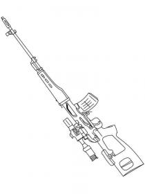 Ausmalbilder Waffen - Kostenloses Drucken