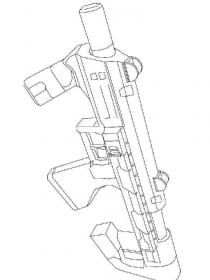 Ausmalbilder Waffen - Kostenloses Drucken