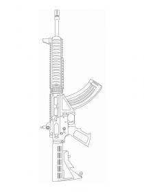 Ausmalbilder Waffen - Kostenloses Drucken