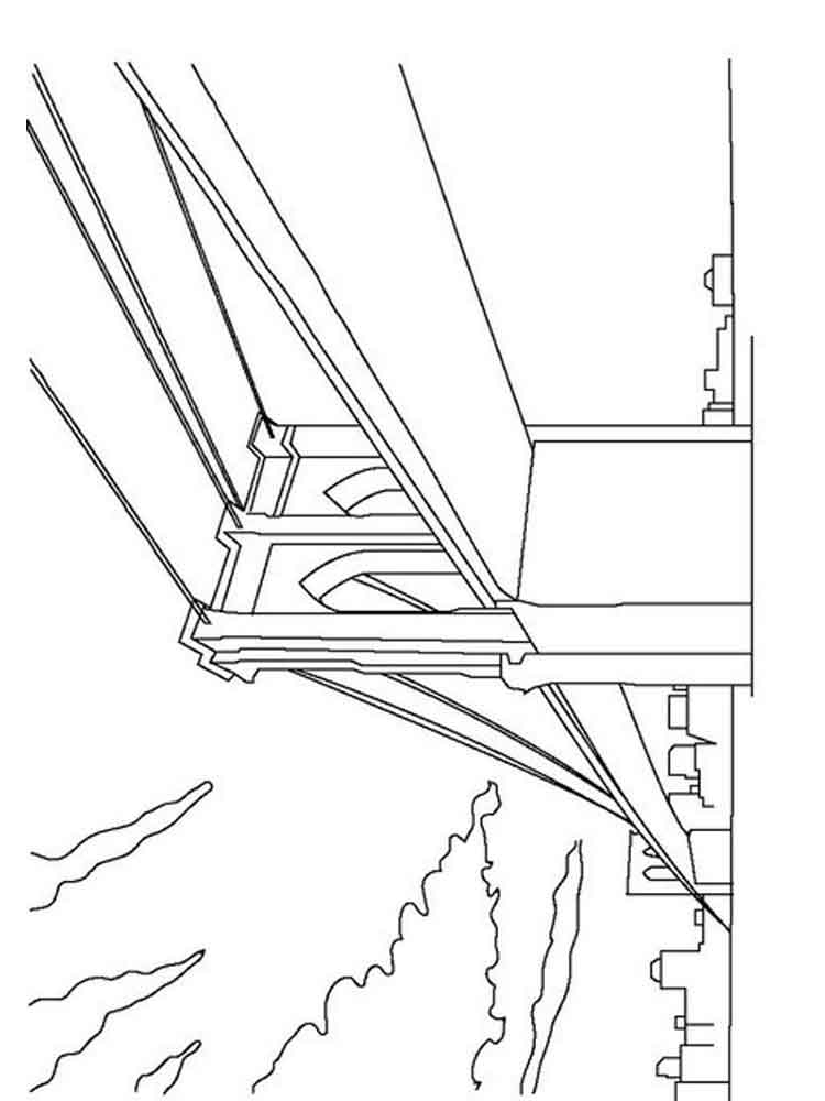 Brücke Ausmalbilder - Kostenlose Malvorlagen