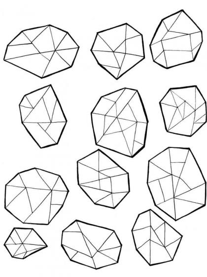 Edelsteine Ausmalbilder - Kostenlose Malvorlagen