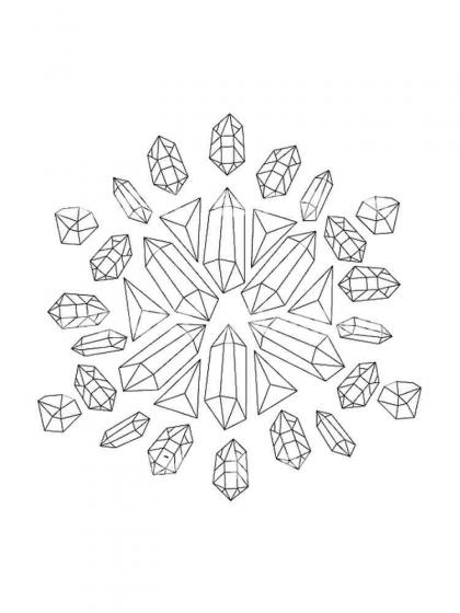 Funkelnde Ausmalbilder: Edelsteine zum Leben erwecken – Kostenlose Vorlagen für Groß und Klein!