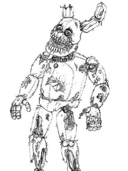 Five Nights at Freddys Ausmalbilder - Kostenlose Malvorlagen
