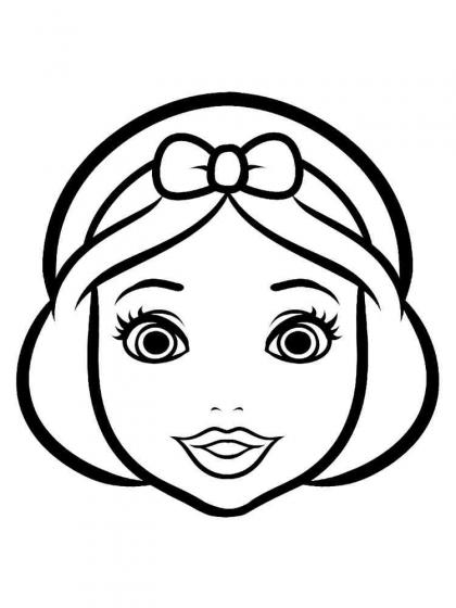 Gesicht Ausmalbilder - Kostenlose Malvorlagen