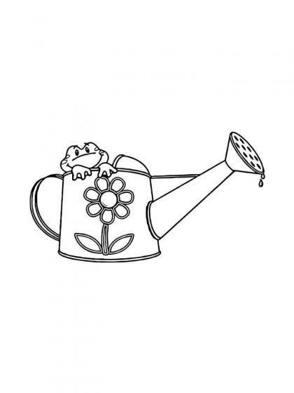 Gießkanne Ausmalbilder - Kostenlose Malvorlagen