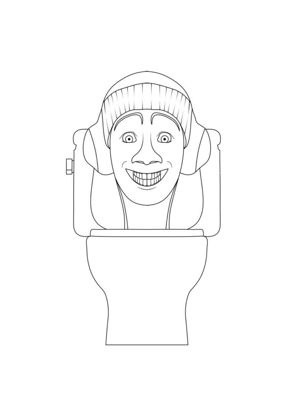 Ausmalbilder Skibidi Toilet