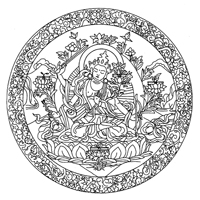 Chakra Mandala Ausmalbilder für Erwachsene