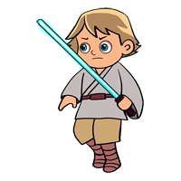 Luke Skywalker Ausmalbilder