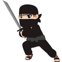 Ninja Ausmalbilder