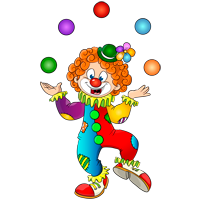 Clown Ausmalbilder