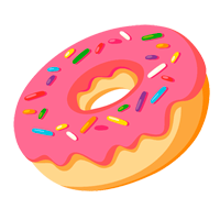 Donut Ausmalbilder