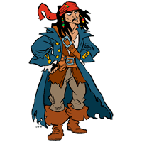 Jack Sparrow Ausmalbilder