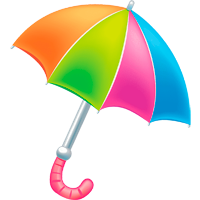 Regenschirm Ausmalbilder