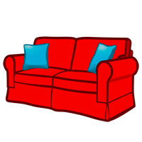 Sofa Ausmalbilder