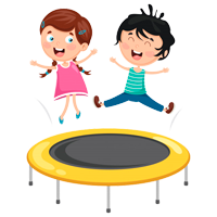 Trampolin Ausmalbilder