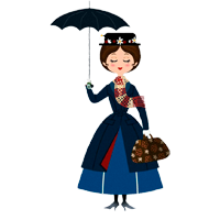 Mary Poppins Ausmalbilder